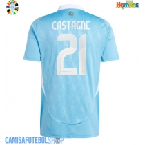 Camisa de time de futebol Bélgica Timothy Castagne #21 Replicas 2º Equipamento Europeu 2024 Manga Curta